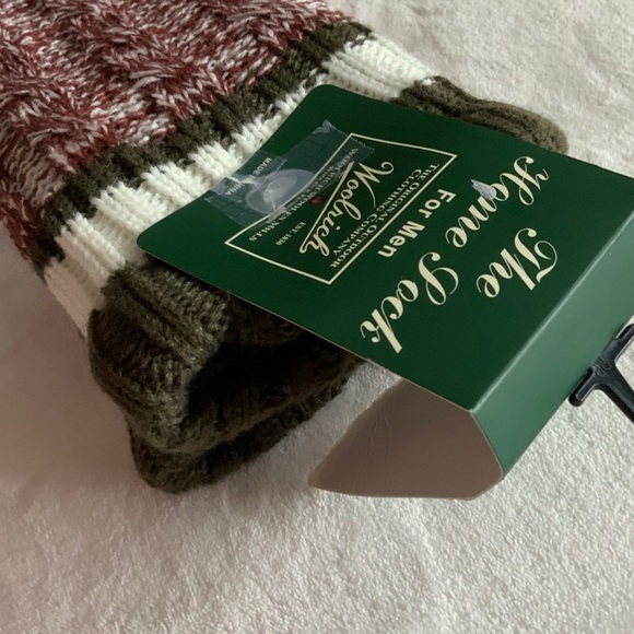 Woolrich John Rich & Bros Cable Knit Slipper Socks - Picture 7 of 7